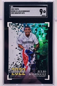 2023 Topps Julio Rodriguez #22GH-22 2022 Greatest Hits - Seattle Mariners! SGC 9 - Picture 1 of 2