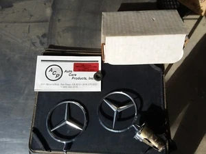 Vintage Mercedes-Benz Hood Ornament Alarm W/ Box Automotive Collect Car Vehicle - Picture 1 of 6
