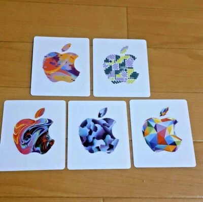Apple Logo Stickers New and Genuine. Japan Patterned NEW - Image 1 of 4