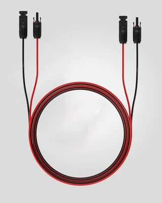 ALLPOWERS 1.5m Solar Verlängerungskabel mit Solarpanel Buchse und Stecker 4,9FT Kabel