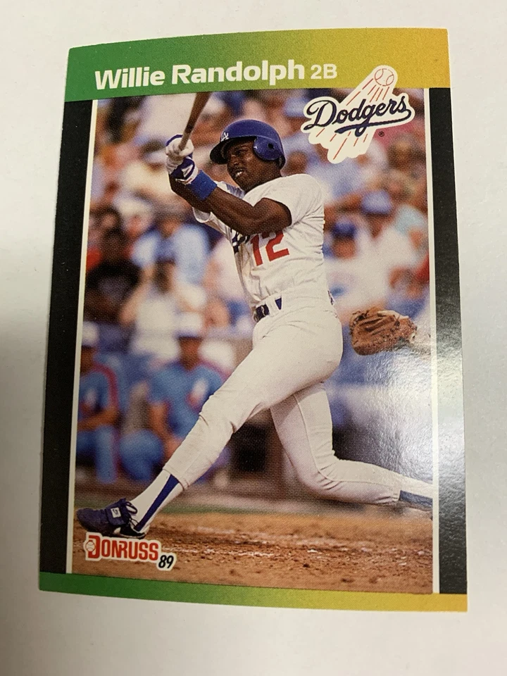 1989 Donruss Traded Willie Randolph Los Angeles Dodgers - Image 1 of 1