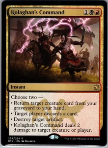 Kolaghan's Command Dragons of Tarkir 224 R LP-NM - Picture 1 of 2