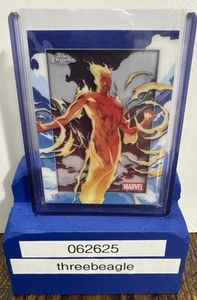 2025 Topps Chrome Marvel HUMAN TORCH #ed 03/05 Shadowbox Air Marvel SSP AM-3 - Bild 1 von 6