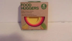 Neu 4 Silikon Food Huggers - verschiedene Größen - Bild 1 von 4