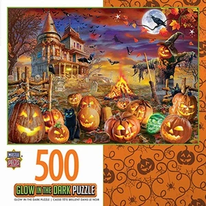 MasterPieces Jigsaw Puzzle; All Hallows Eve - glow-in-dark; 500 pieces - Picture 1 of 4