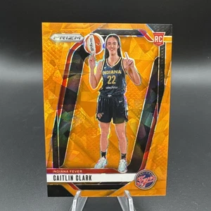 2024 PRIZM CAITLIN CLARK ORANGE ICE VARIATION RC ROOKIE | NM - Picture 1 of 2