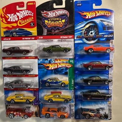 ￼ Hot Wheels 1969 Pontiac GTO Treasure Hunt Classics Lot - Image 1 of 4