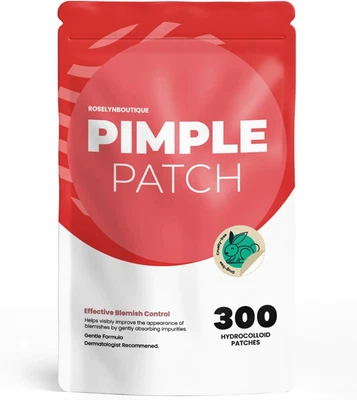 ROSELYNBOUTIQUE Pimple Patches - Hydrocolloid Spot Patches for Blemishes – 300 C