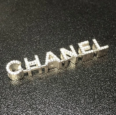 Gafas de sol Chanel CH 4284B metal plata repuesto templo icono logotipo genuino Foto 1 de 4