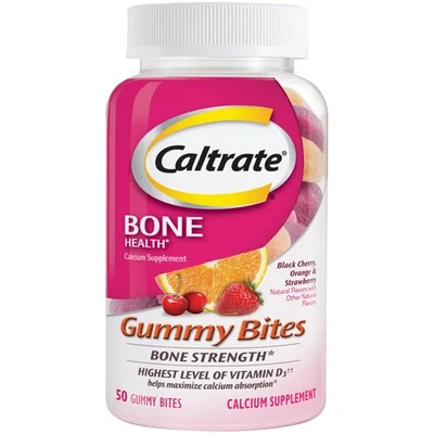 CALTRATE GUMMY BITES 钙 +D 50 克拉 PHARMACY FRESH! __ — 第 1/3 张图片