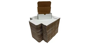 Uline 100 Count Crushproof 7x3x3in White Tuck Flap Mailer Box - ULINE-S-970 - Picture 1 of 2