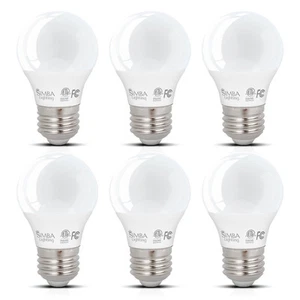 [6 Pack] LED A15 ETL Listed 5W 120V 40W Equivalent Bulbs E26 3000K Soft White - Picture 1 of 11