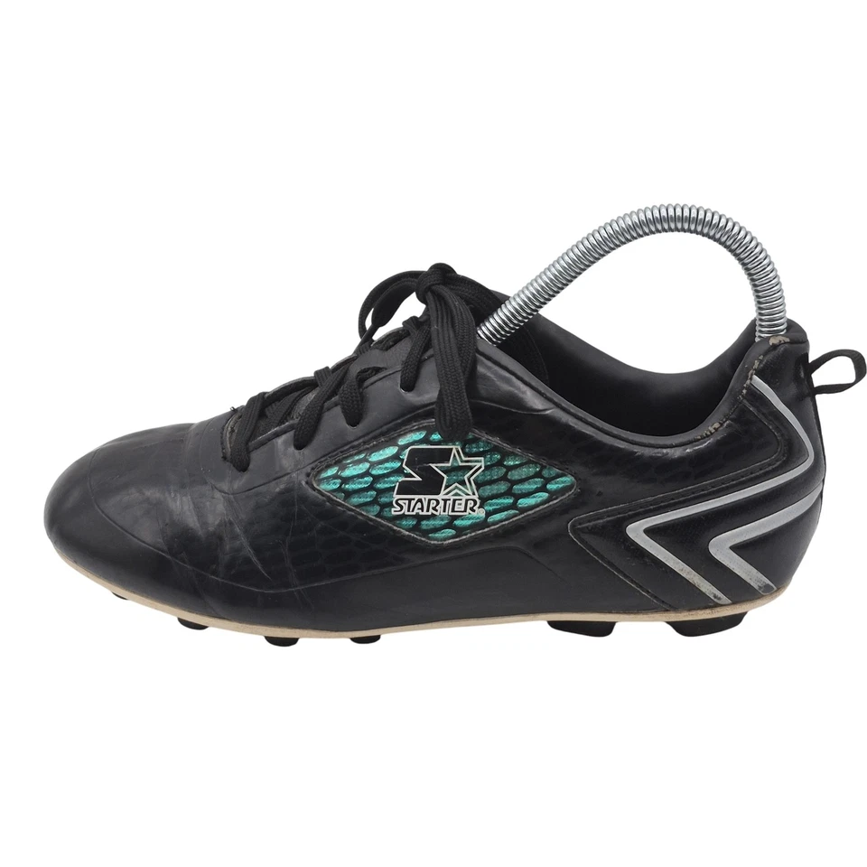Botines de fútbol para principiantes juveniles talla 5 EUR 37,5 negro verde azulado zapatos niños BBST26EP001 Foto 1 de 4