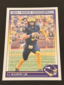 2024 Score Football J.J. McCarthy Rookie Card # 304 - Bild 1 von 2