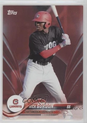 2018 Topps Pro Debut Red /10 Nick Gordon #184 - Image 1 of 2