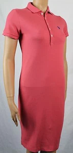 Ralph Lauren Small S RED POLO DRESS BLUE PONY NWT - Picture 1 of 1