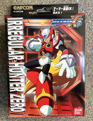 2003 Rockman X3 Megaman Irregular Hunter Zero kit de boneco de ação vermelho novo fechado - Imagem 1 de 4