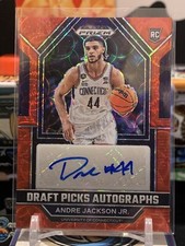 Andre Jackson Jr Rookie Auto 2023 Panini Prizm Draft Picks Red Choice #/40 TZ