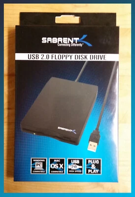 ^ Unidad de disquete externa USB 2.0 1,44 MB Sabrent FL-UDRV USADO EN EXCELENTE ESTADO Foto 1 de 2