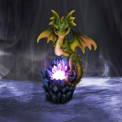 Nemesis Now Crystal Peak Dragon Illuminating Figurine - Image 1 of 4