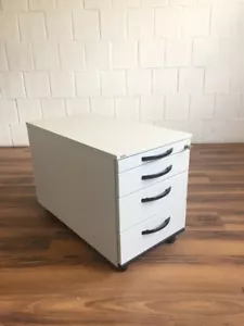 Assmann Pontis Rollcontainer grau 4 Schubladen abschließbar - Bild 1 von 14