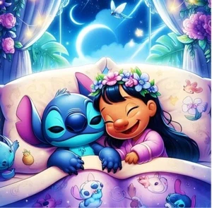 Taladro cuadrado 30x30 arte/pintura diamante Lilo And Stitch - Imagen 1 de 1