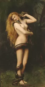 John Collier : "Lilith" (1887) — Giclee Fine Art Print - Picture 1 of 7