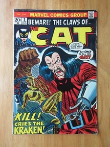 BEWARE THE CLAWS OF CAT #3 (1973) **Great Everett Art/GGA!** (VG/FN) - Picture 1 of 4