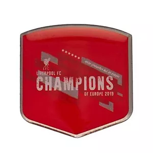 Liverpool FC Champions of Europe 2019 pin insignia de metal - con licencia - Imagen 1 de 1