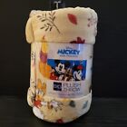The Big One Oversized Mickey & Friends Fall  Supersoft Plush Throw 60in x72in