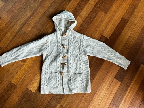 OFF WHITE cardigan felpa con cappuccio bianco cremoso