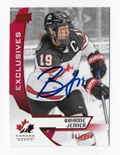 2019 UPPER DECK CANADA BRIANNE JENNER AUTOGRAPHED SIGNED WOMEN HOCKEY CARD /250