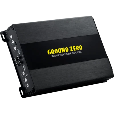 Ground Zero GZIA4.120  AMP IRIDIUM SERIE  4-Kanal Verstärker 4 x120 Watt RMS - Bild 1 von 2