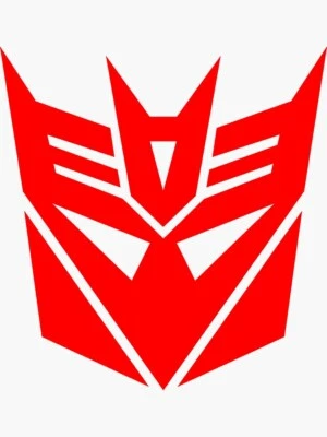 CHALMATION CREATIONS Transformers Decepticons Vinyl Die Cut Car Decal Sticker - FREE SHIPPING-