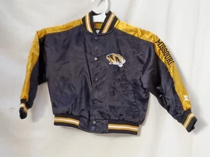 Starter Team Jacket MU Mizzou Missouri Tiger Nylon Ringer Kids Size 4T TODDLER - Picture 1 of 15