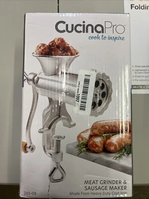 Ручная мясорубка и колбасница Cucina Pro высокопрочная чугунная - Изображение 1 из 3