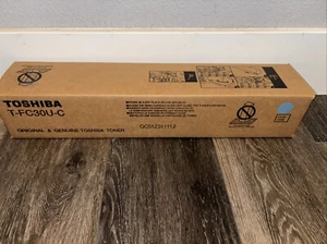 Genuine Toshiba T-FC30U-C Cyan Toner Cartridge - Photo 1/4