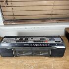 Vintage GE AM/FM Stereo Dual Radio Cassette Recorder 3-5630GYB  Parts Or Repair