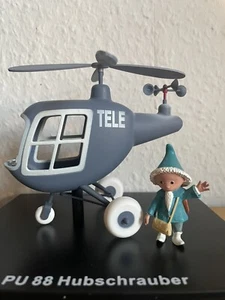 Traummobil Sandmann Sammlerfigur  Edition Atlas  Sandmännchen Hubschrauber - Bild 1 von 3