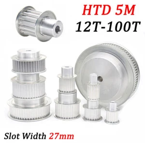 HTD 5M Zahnriemenscheibe Antriebsscheibe BF-Typ 12-100T, für 25mm breiten Zahnriemen - Bild 1 von 66