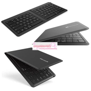 Microsoft Universal Foldable Keyboard Portable Wireless Bluetooth Black - Picture 1 of 4