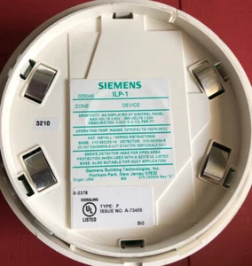 Siemens ILP-1 Smoke Detector New No Packaging Free Shipping - Picture 1 of 1