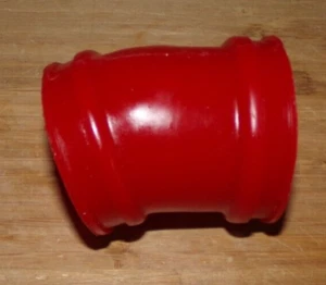 HONDA ATC 250R FRAME INLET to AIR BOX INTAKE RED RUBBER BOOT 1983-1984 - Picture 1 of 5