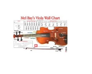 MEL BAY 21977 Viola Wall Chart by Martin Norgaard with FREE Shipping - Picture 1 of 1