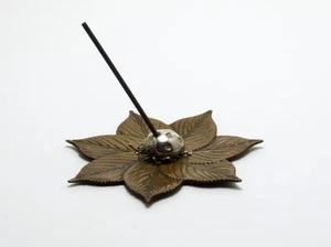 Japanese Incense Stand in Seikado in Kyoto (Ladybug on Hydrangea Leaf) - Picture 1 of 4