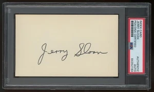 Jerry Sloan signierte Karteikarte 3x5 Auto Slabbed PSA DNA Jazz - Bild 1 von 1