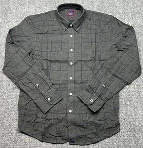 Camisa UNTUCKit Angelus Para Hombres S Ajuste Regular Gris Ventana Panel Manga Larga Abotonada Nueva - Imagen 1 de 11