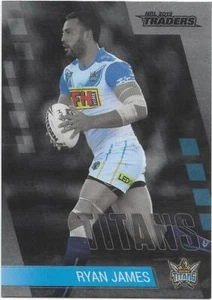 2019 Nrl Traders Platinum Parallel (PS045) Ryan JAMES Titans - Picture 1 of 1