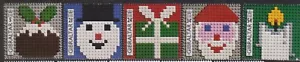 GB - GIBRALTAR 1996 Christmas Lego Blocks SG 788-792 MNH XMAS NOEL WEIHNACHTEN - Picture 1 of 1