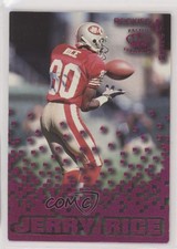 1995 Pacific Triple Folders Rookies & Stars Raspberry Jerry Rice #RS-28 HOF